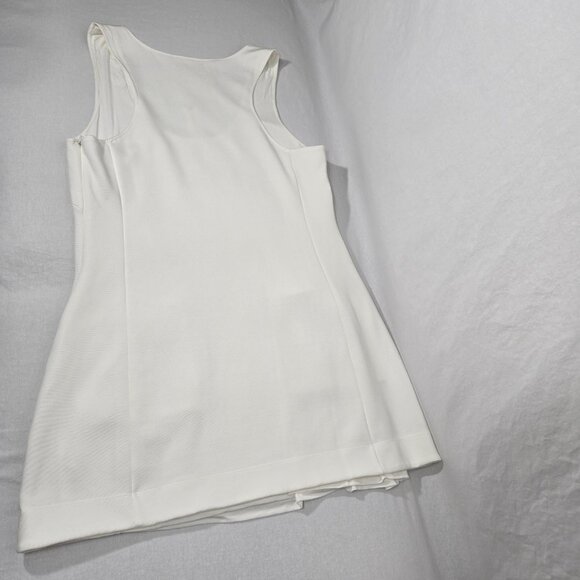 MAEVE by ANTHROPOLOGIE Sirencore Elevated Basic IVORY Texture Mini Dress Size XL - Picture 5 of 17